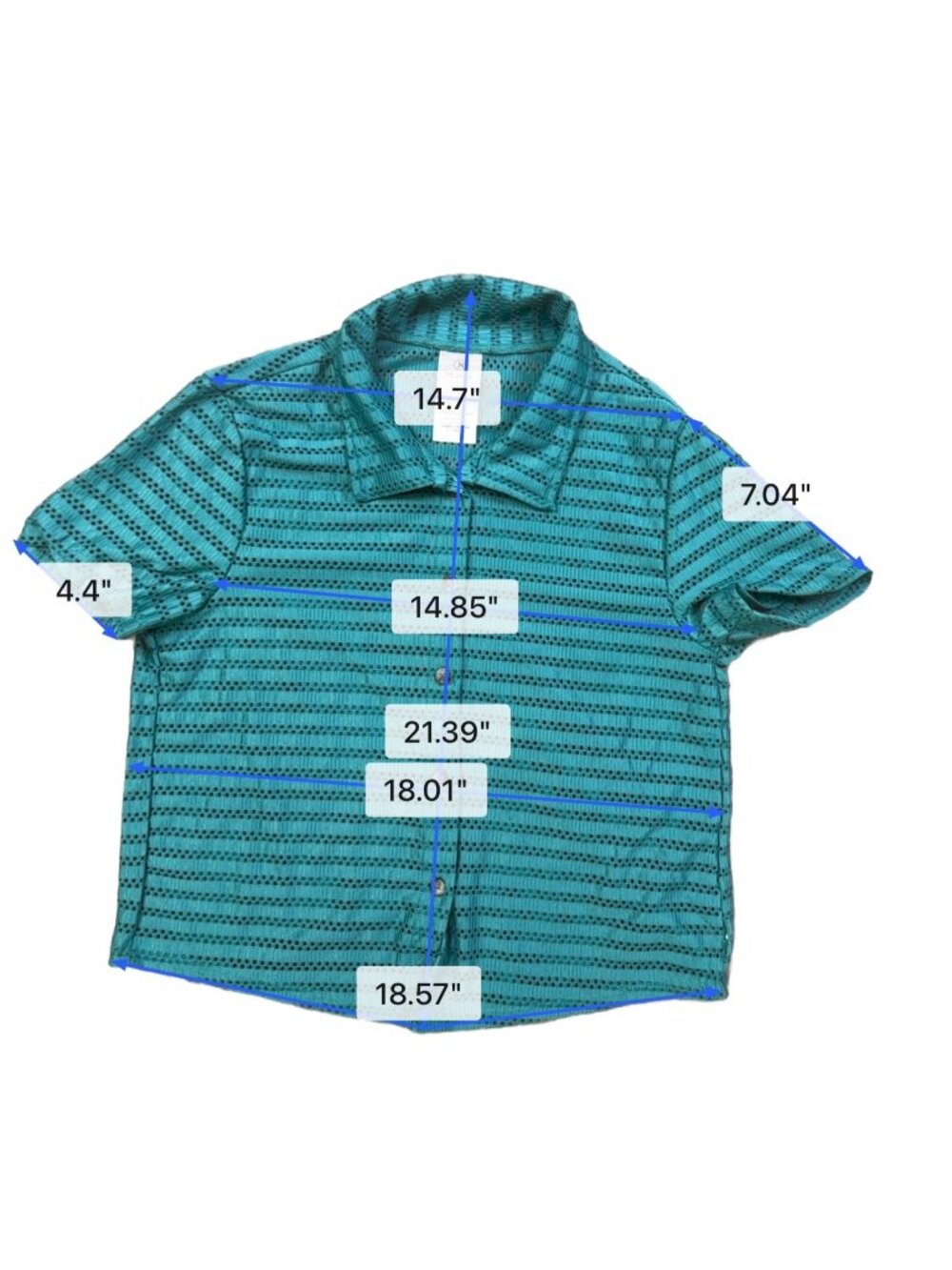 Hurley Womens Teal Button-Up Shirt & Elastic Waist PantsSet Sz XS Set - Picture 9 of 10